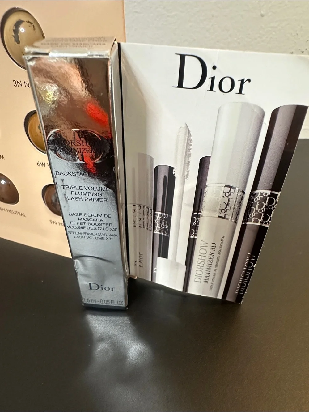 Dior Forever Skin Glow Foundation Sample Kit - Beige & Tan Shades & Dior Show